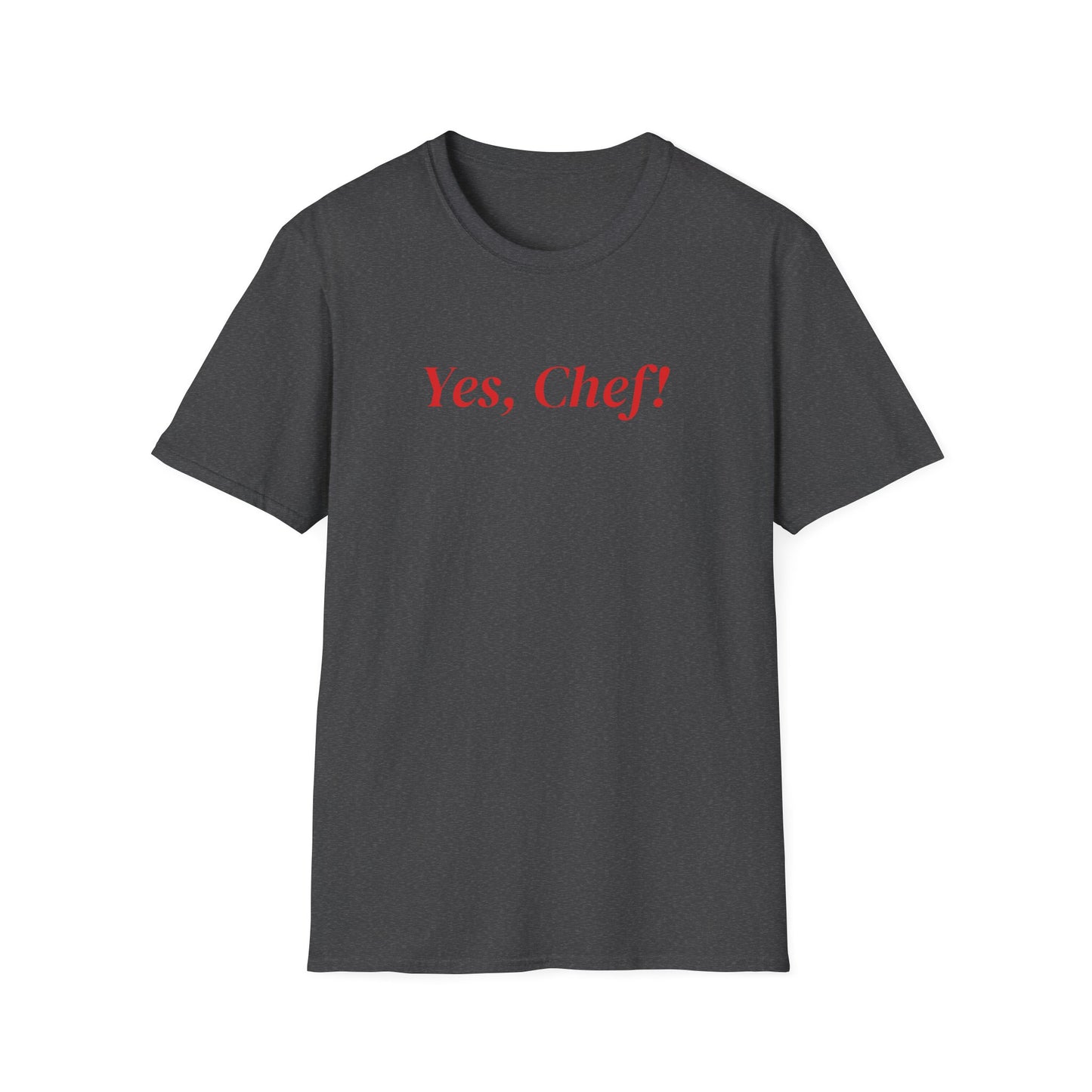 Yes Chef Serif T-shirt