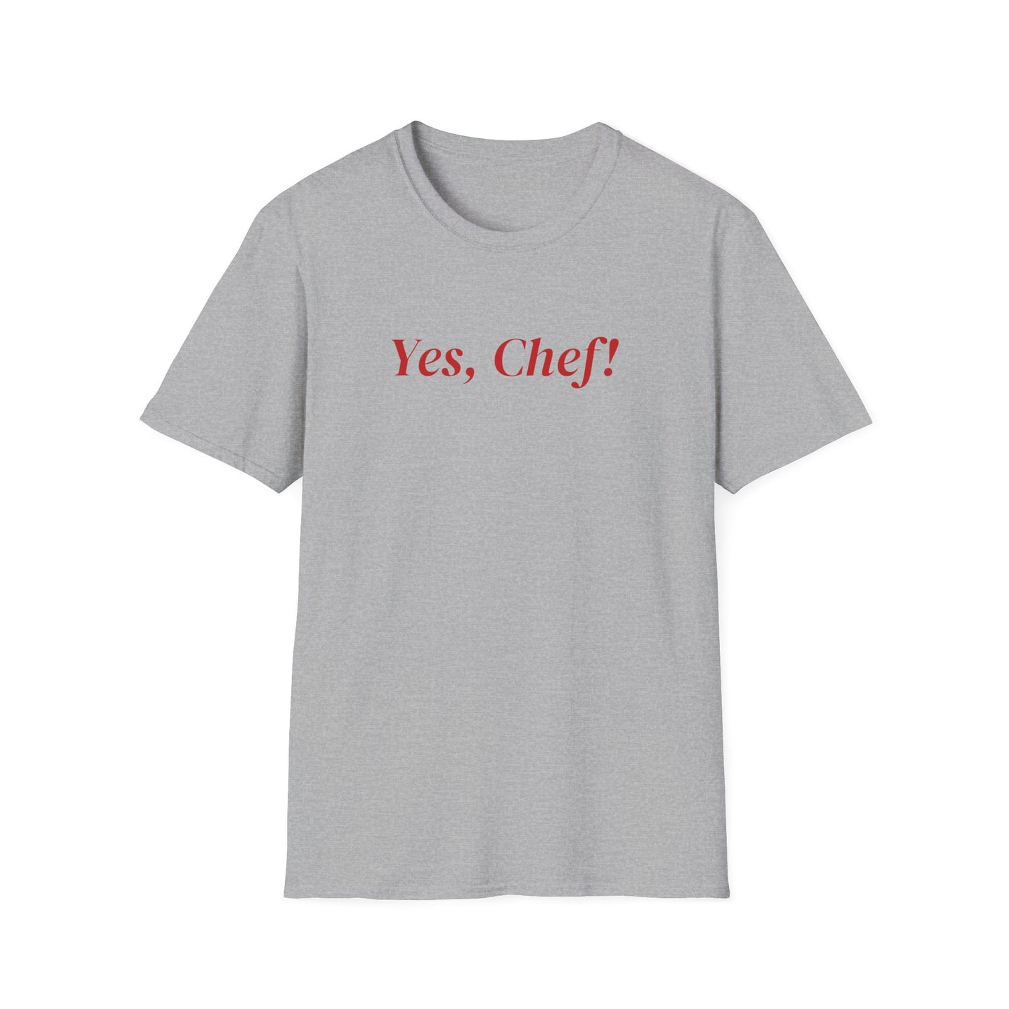 Yes Chef Serif T-shirt