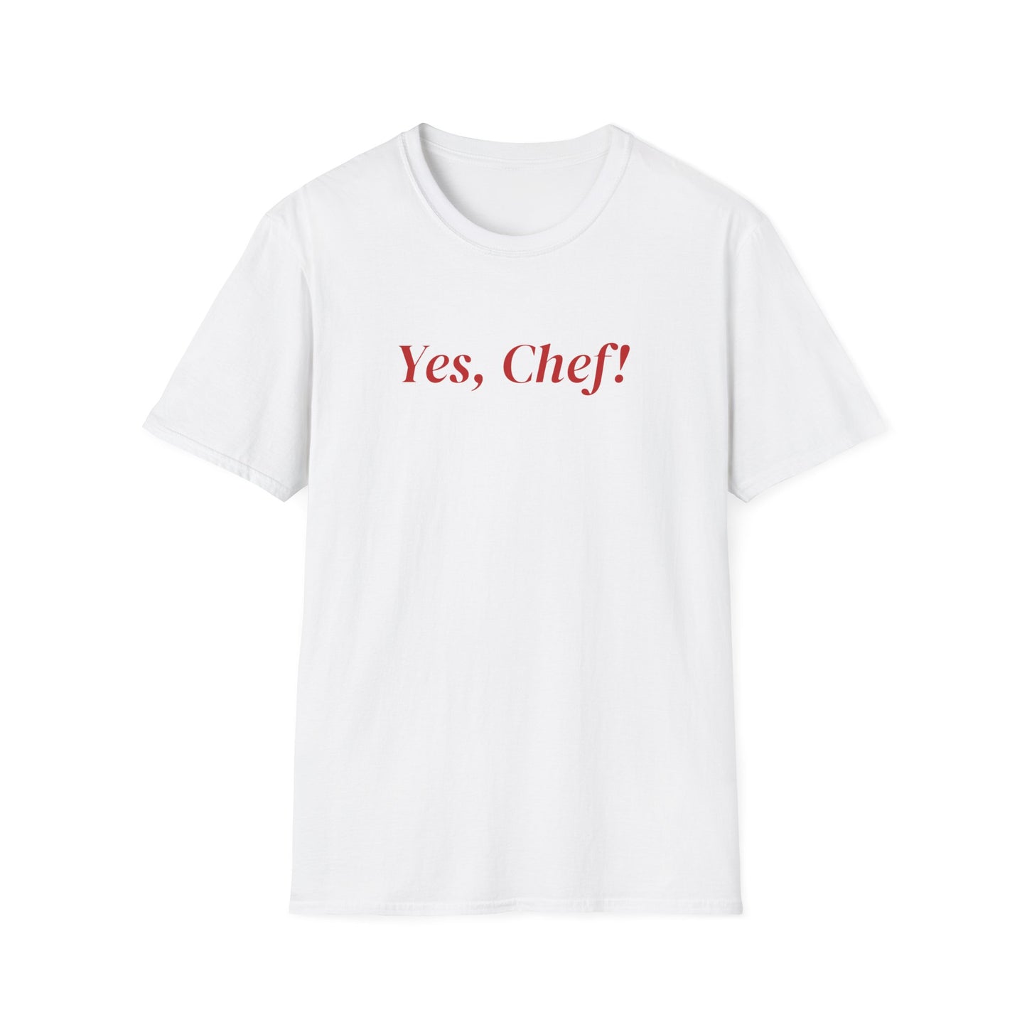 Yes Chef Serif T-shirt