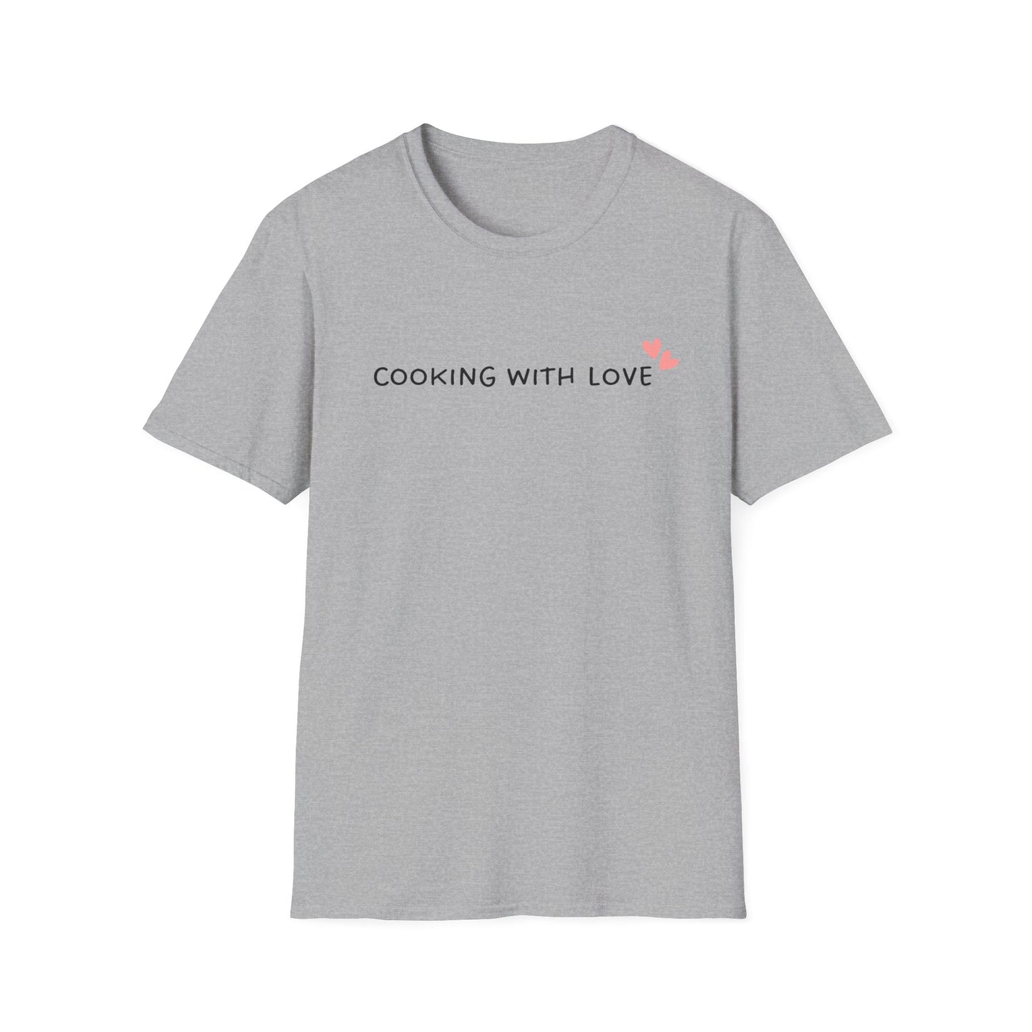 Cooking With Love Minimalistic T-shirt