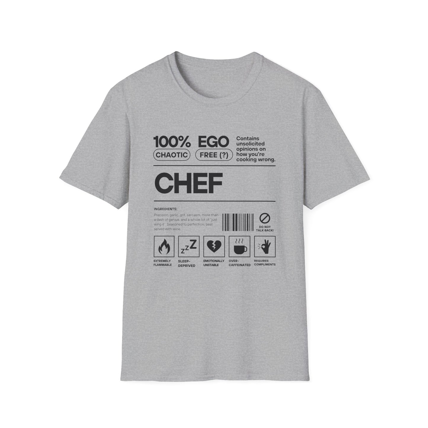Chef Barcode T-shirt