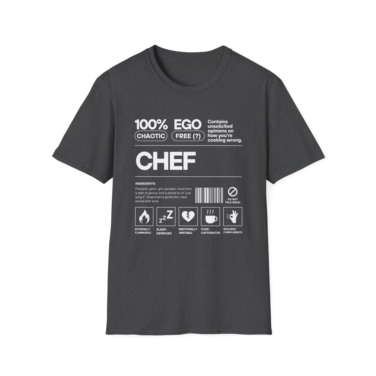 Chef Barcode T-shirt
