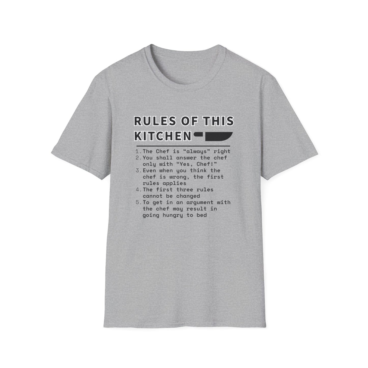 Rules Of This Kitchen T-shirt