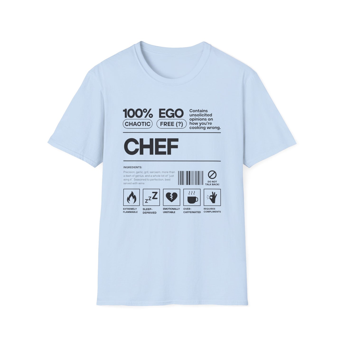 Chef Barcode T-shirt