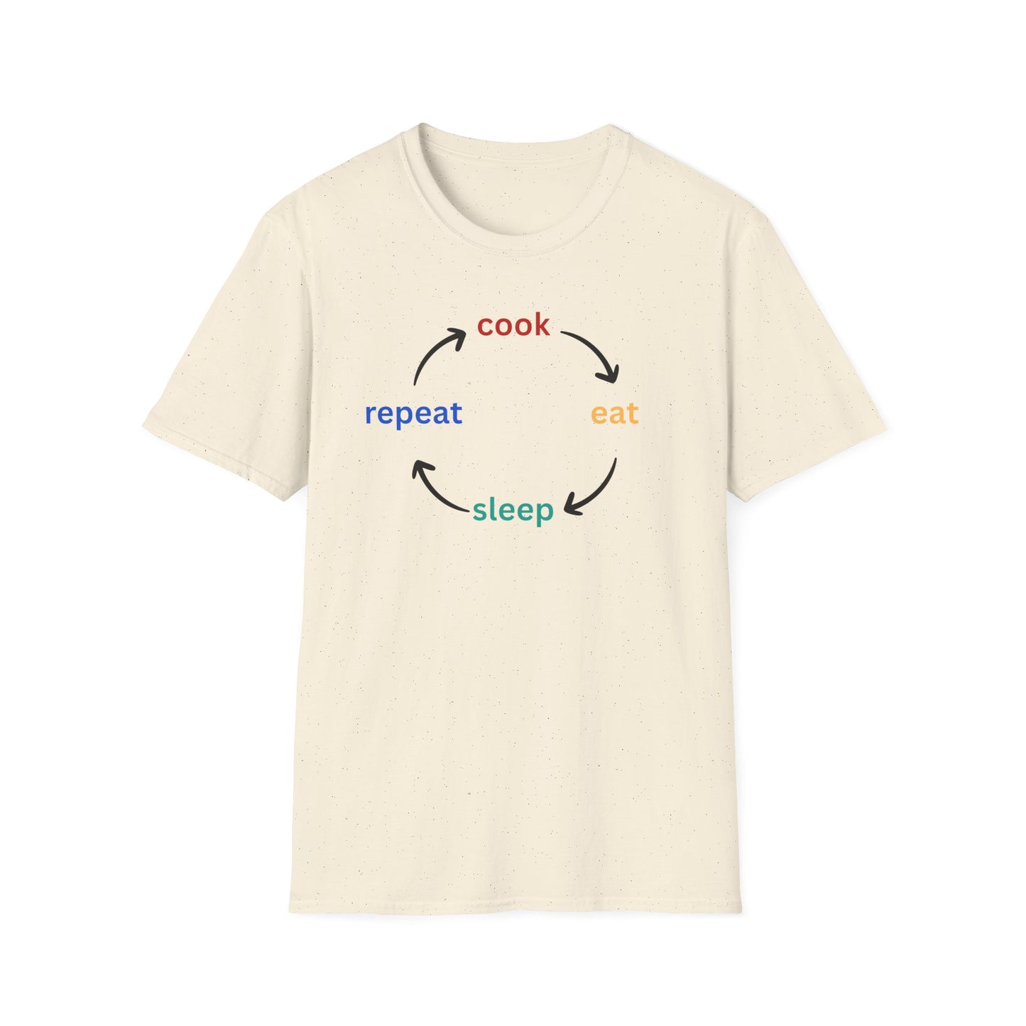 Cook Eat Sleep Repeat T-shirt