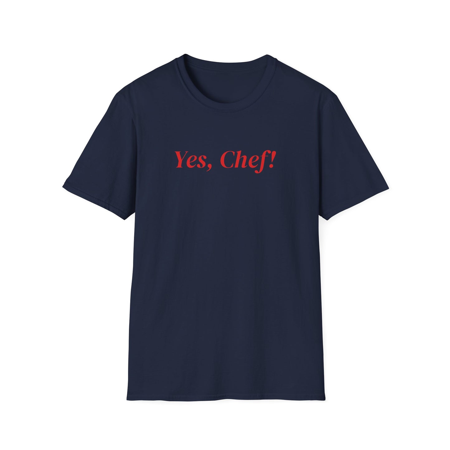 Yes Chef Serif T-shirt