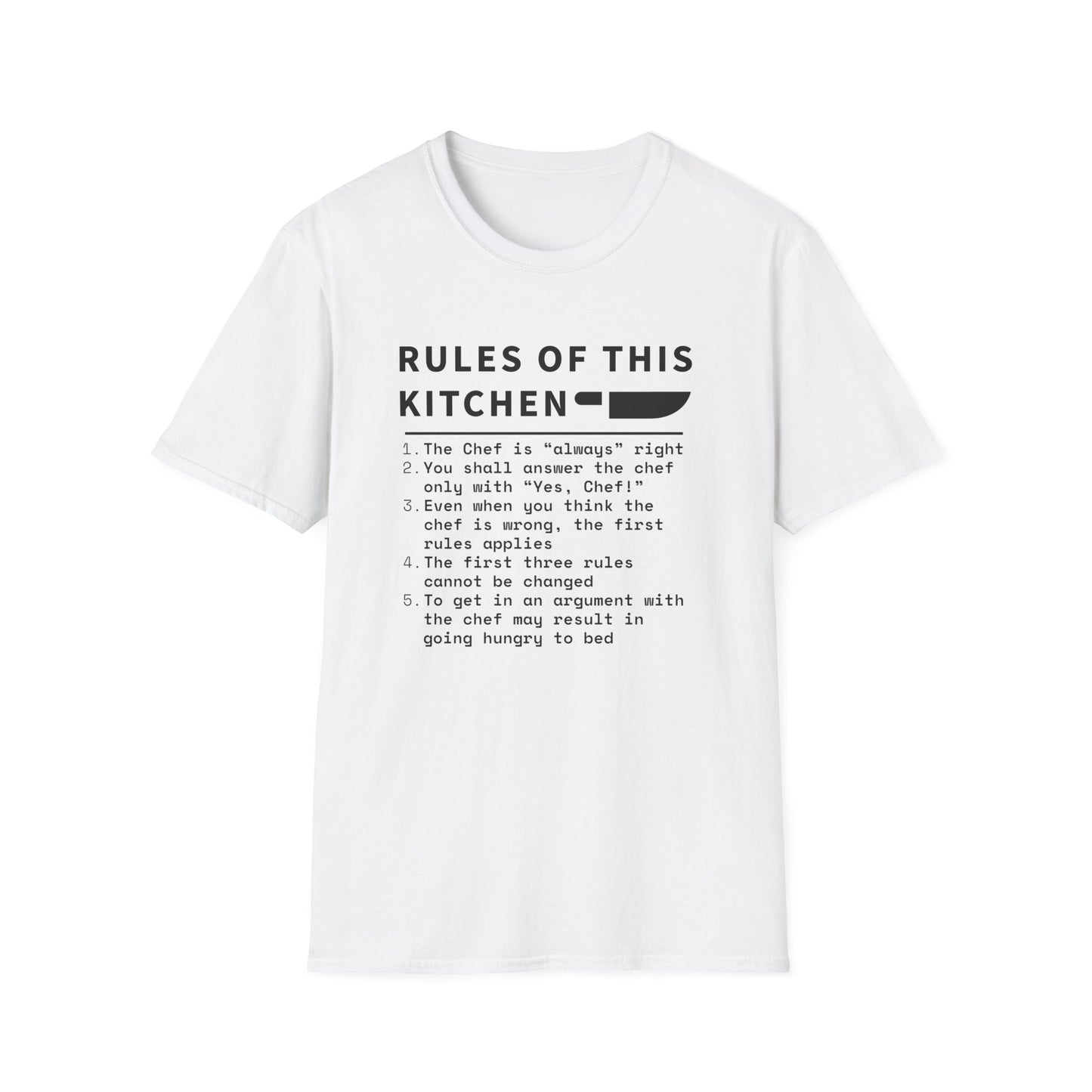 Rules Of This Kitchen T-shirt