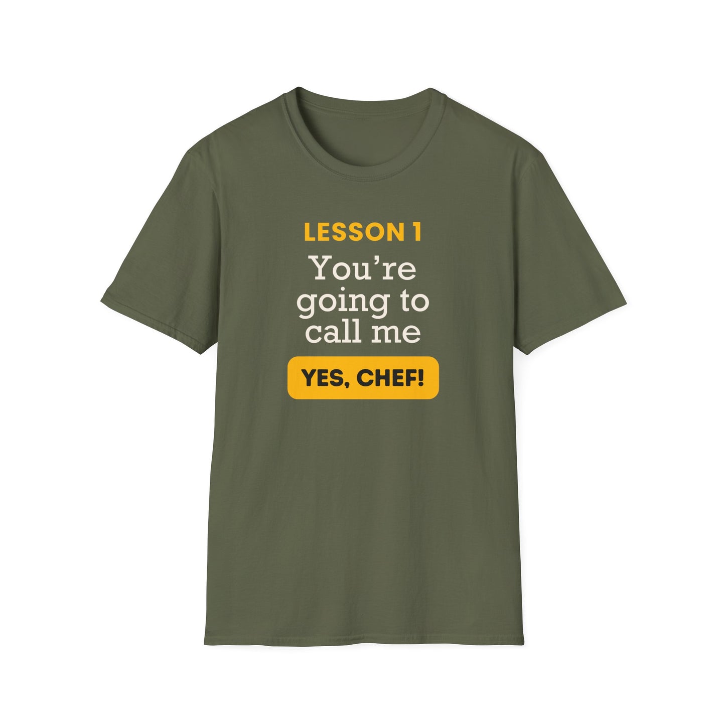 Lesson 1: Yes, chef T-shirt
