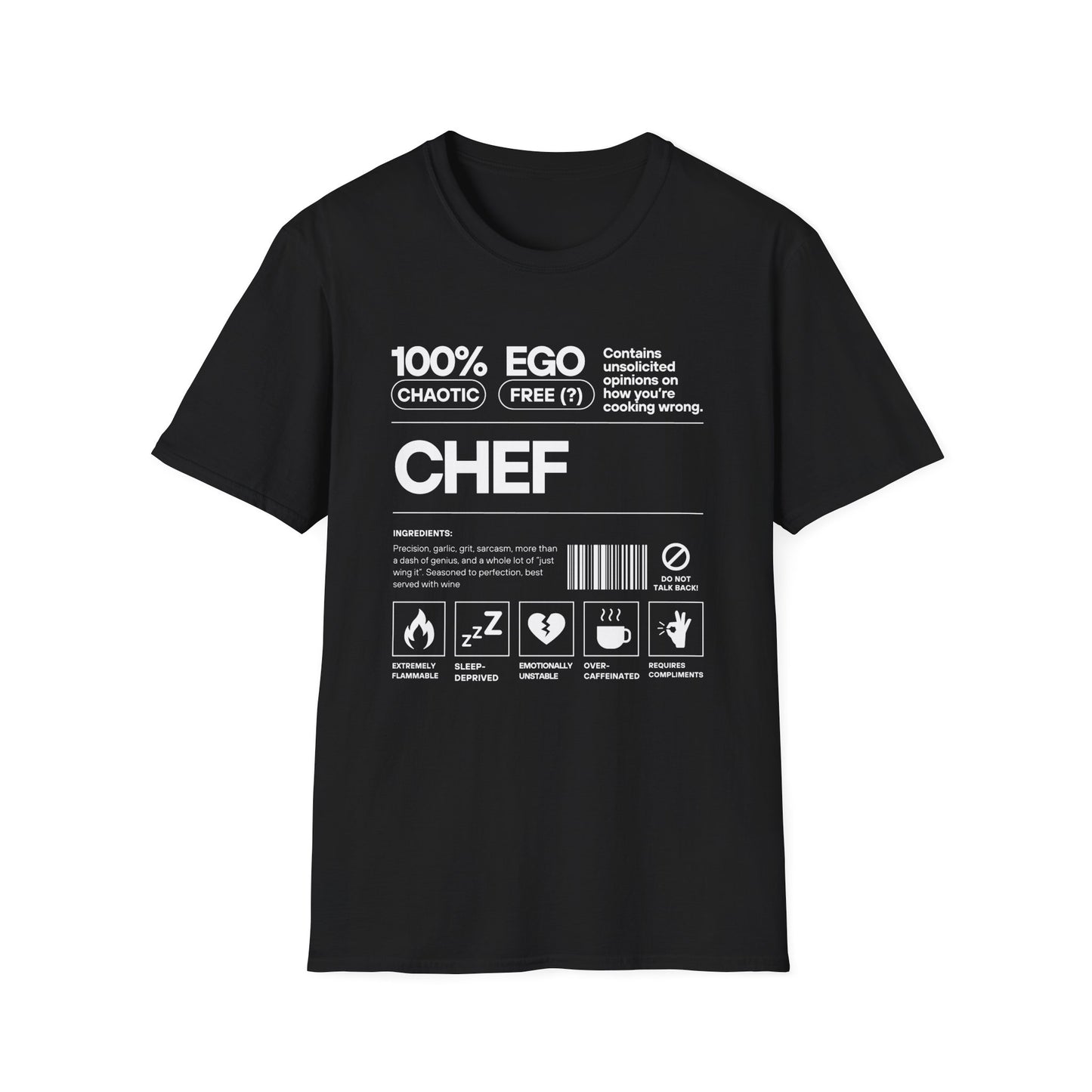 Chef Barcode T-shirt