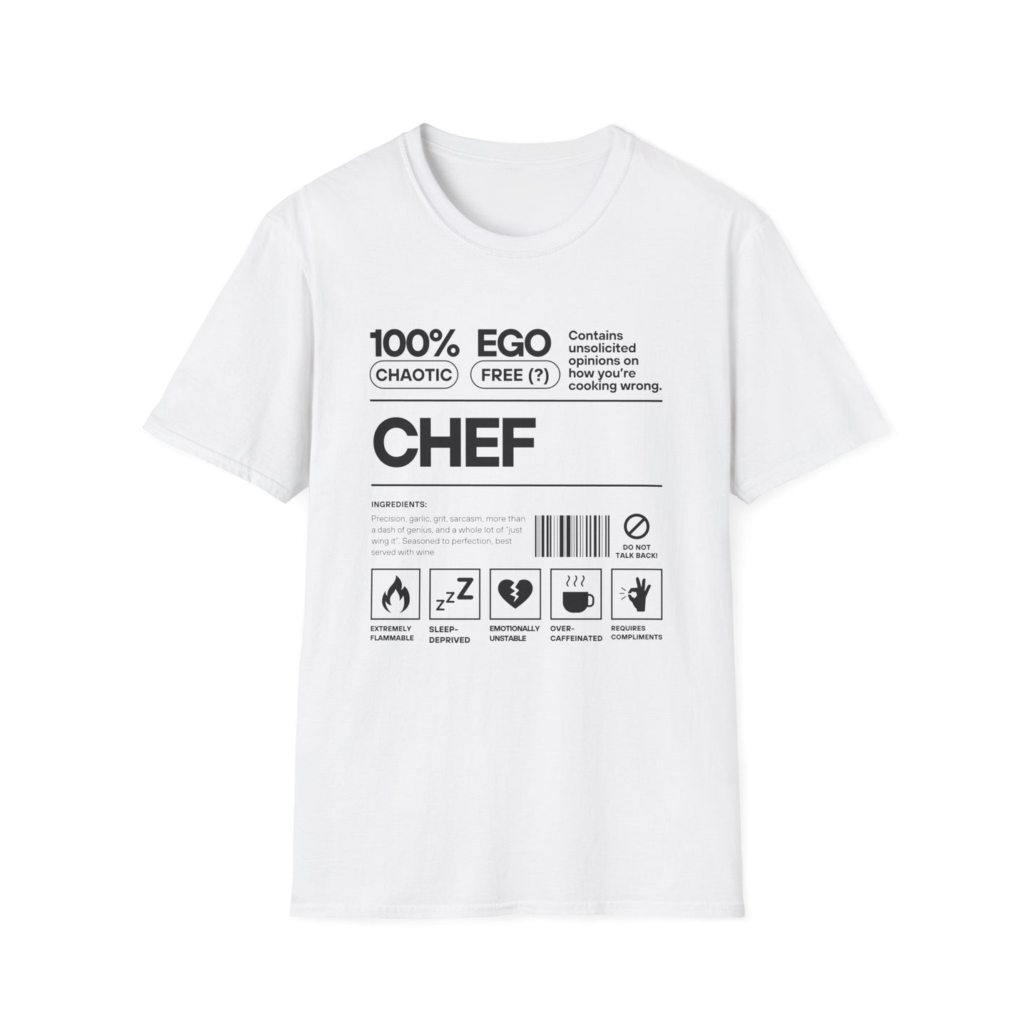 Chef Barcode T-shirt
