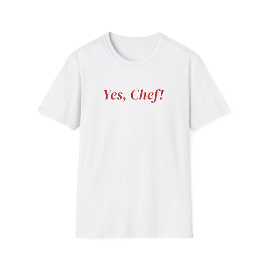 Yes Chef Serif T-shirt
