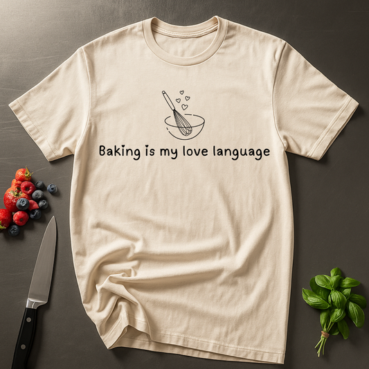 Baking Is My Love Language T-shirt