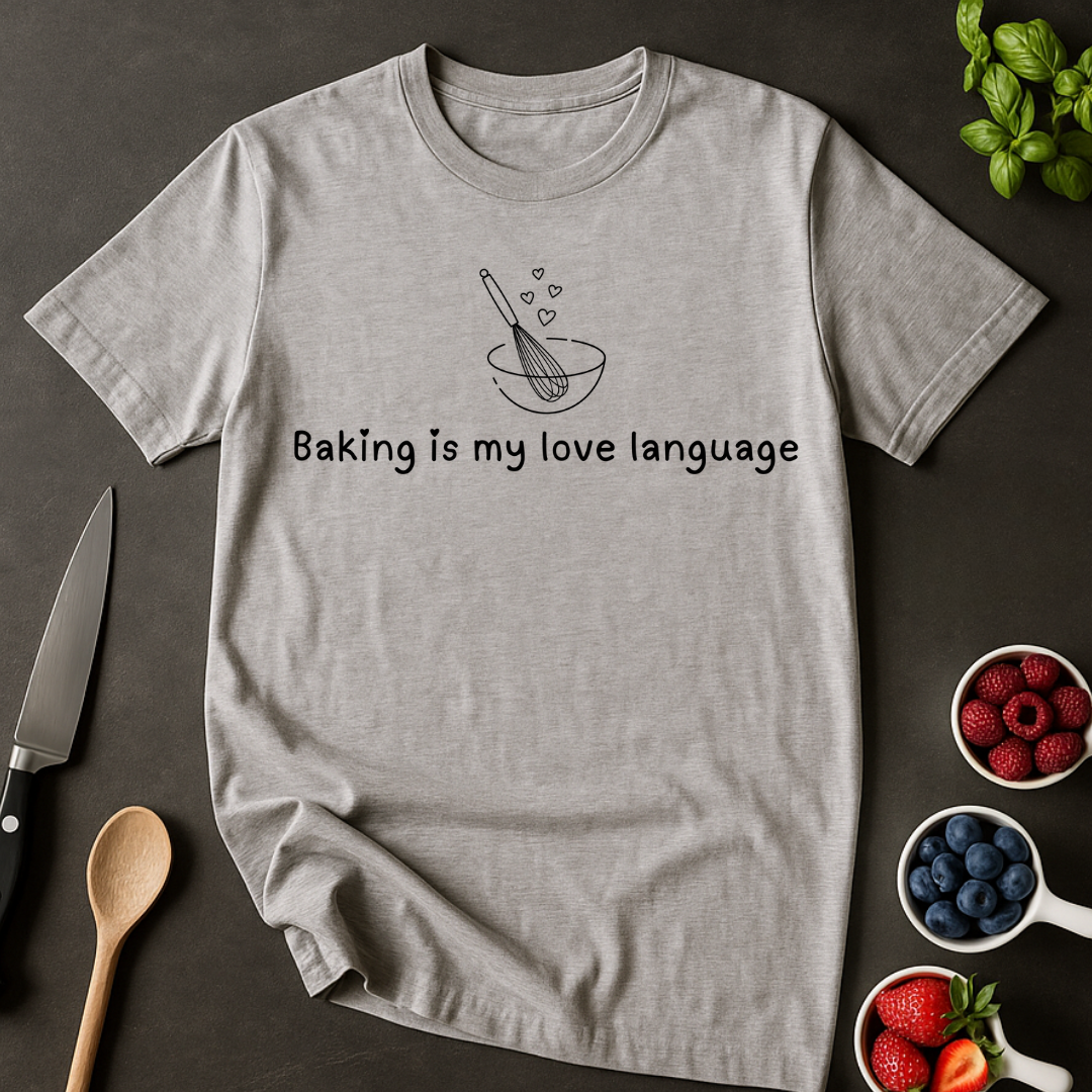 Baking Is My Love Language T-shirt