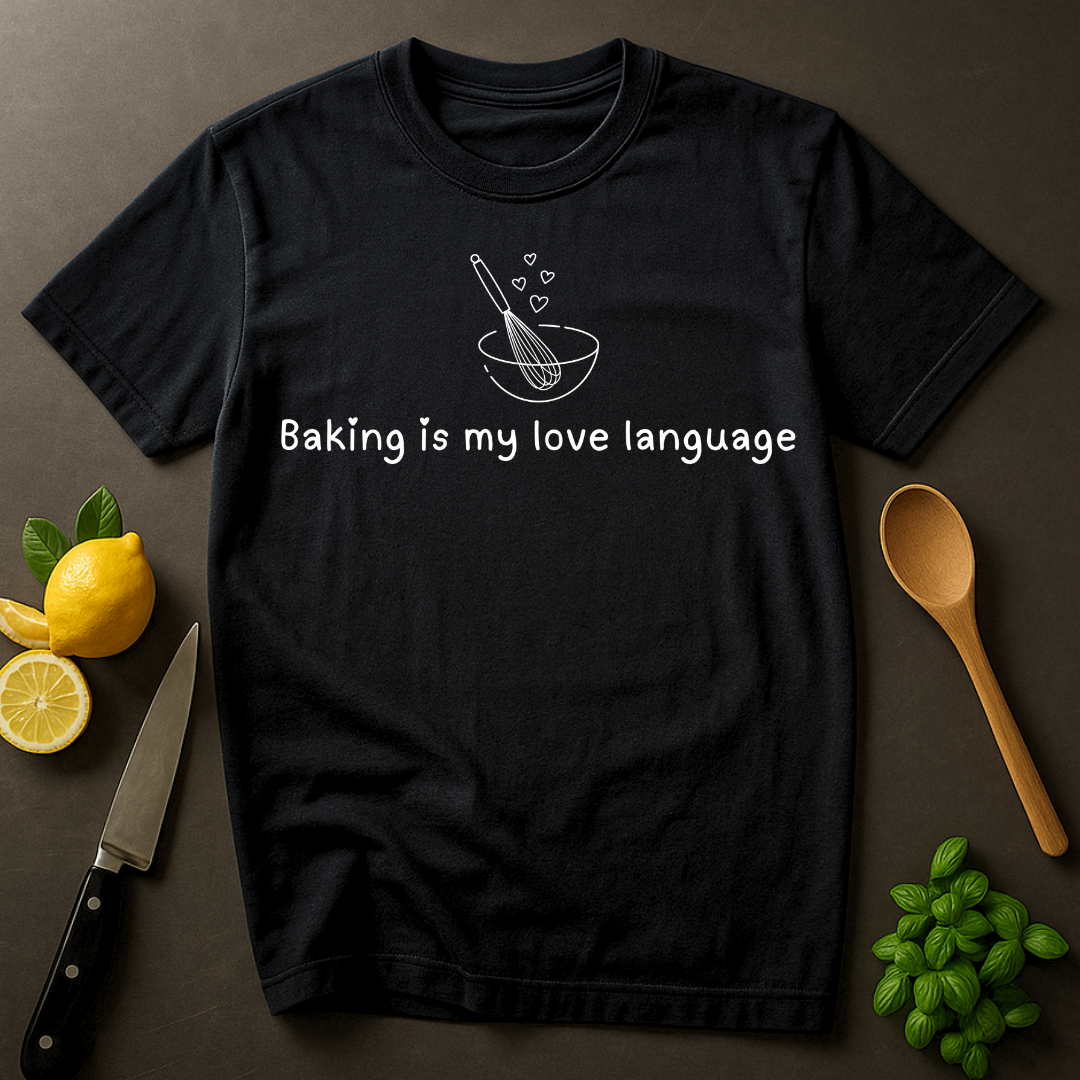 Baking Is My Love Language T-shirt