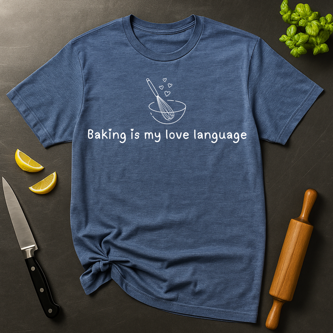 Baking Is My Love Language T-shirt