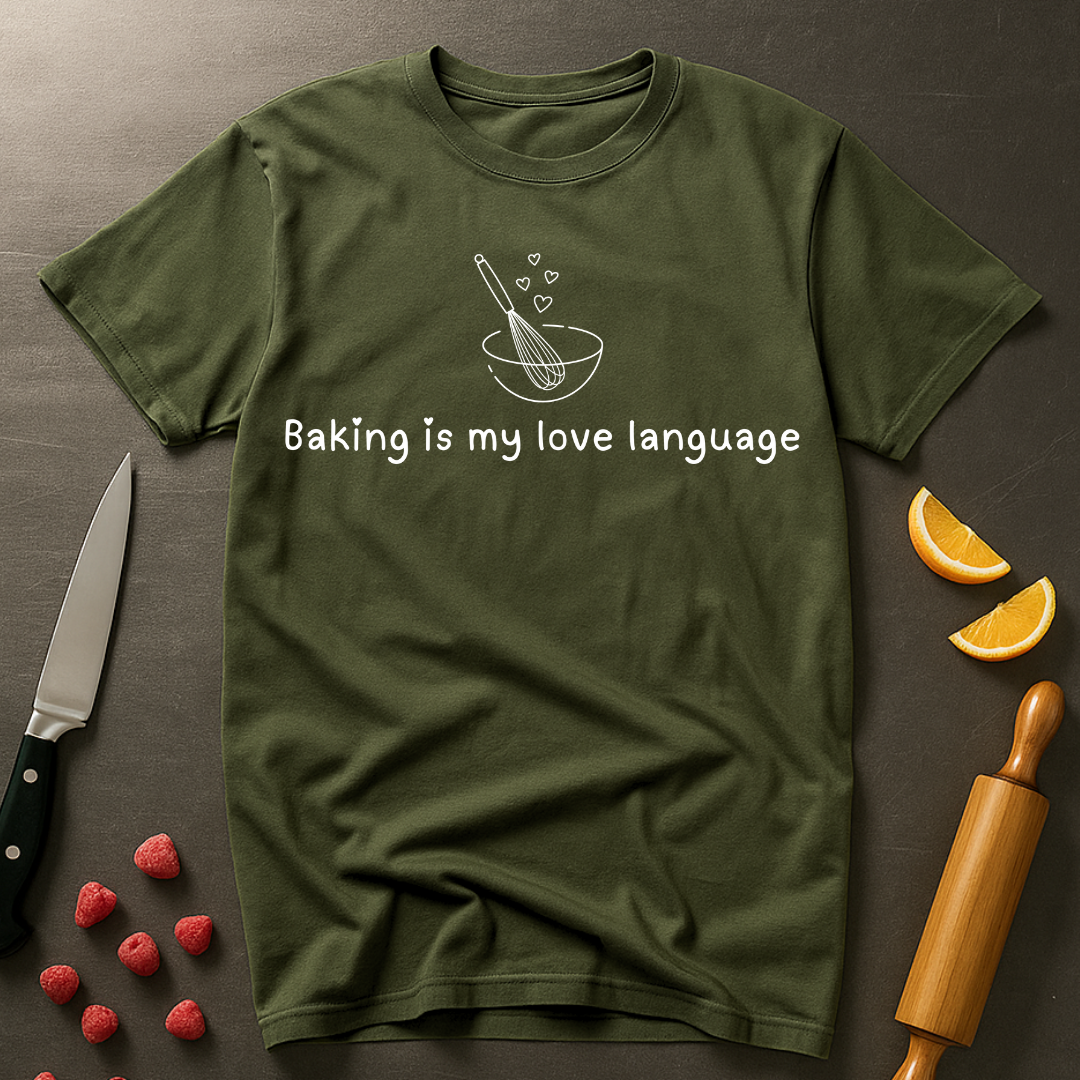 Baking Is My Love Language T-shirt