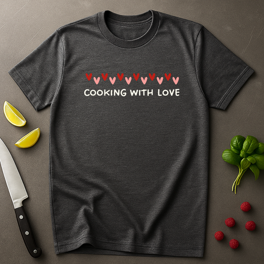 Cooking With Hearts T-shirt