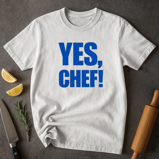 Yes Chef Blue T-shirt
