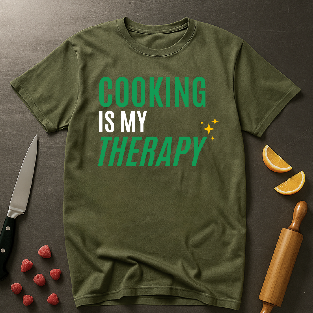 Cooking is Therapy T-shirt